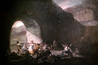 16 Folk Dance Festival Fiesta Popular Bajo Un Puente By Goya 1808 National Museum of Fine Arts MNBA  Buenos Aires.jpg
